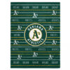 Oakland Athletics Blankets - Sherpa Blanket for Couch - Lightweight (Queen Size) oakland athletics blankets sherpa blanket for couch lightweight queen size ver 27