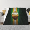 Oakland Athletics Blankets - Sherpa Blanket for Gift - Cozy (Throw Size) oakland athletics blankets sherpa blanket for gift cozy throw size ver 23