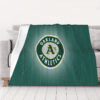 Oakland Athletics Blankets - Sherpa Blanket for Gift - Soft (Multiple Sizes) oakland athletics blankets sherpa blanket for gift soft multiple sizes ver 16