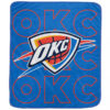 Oklahoma City Thunder Blanket - Sherpa Blanket for Couch - Cozy (Queen Size) oklahoma city thunder blanket sherpa blanket for couch cozy queen size ver 14