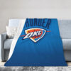 Oklahoma City Thunder Blanket - Sherpa Blanket for Sofa - Soft oklahoma city thunder blanket sherpa blanket for sofa soft ver 6