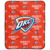 Oklahoma City Thunder Blankets - Fleece Blanket for Bed - Cozy (Throw Size) oklahoma city thunder blankets fleece blanket for bed cozy throw size ver 23