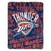 Oklahoma City Thunder Blankets - Fleece Blanket for Bed - Warm (Multiple Sizes) oklahoma city thunder blankets fleece blanket for bed warm multiple sizes ver 10