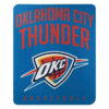 Oklahoma City Thunder Blankets - Fleece Blanket for Couch - Cozy (Throw Size) oklahoma city thunder blankets fleece blanket for couch cozy throw size ver 18