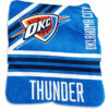 Oklahoma City Thunder Blankets - Fleece Blanket for Couch - Lightweight (Throw Size) oklahoma city thunder blankets fleece blanket for couch lightweight throw size ver 15