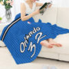 Orlando Magic Blanket - Sherpa Blanket for Sofa - Soft (Multiple Sizes) orlando magic blanket sherpa blanket for sofa soft multiple sizes ver 18