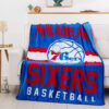 Philadelphia 76ers Blanket - Fleece Blanket for Sofa - Warm philadelphia 76ers blanket fleece blanket for sofa warm ver 25