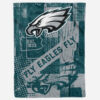 Philadelphia Eagles Blanket - Fleece Blanket for Bed - Soft (Multiple Sizes) philadelphia eagles blanket fleece blanket for bed soft multiple sizes ver 53
