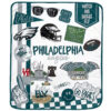 Philadelphia Eagles Blanket - Fleece Blanket for Gift - Lightweight (Throw Size) philadelphia eagles blanket fleece blanket for gift lightweight throw size ver 54