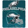 Philadelphia Eagles Blanket - Sherpa Blanket for Sofa - Warm (Throw Size) philadelphia eagles blanket sherpa blanket for sofa warm throw size ver 60