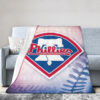 Philadelphia Phillies Blanket - Fleece Blanket for Bed - Cozy philadelphia phillies blanket fleece blanket for bed cozy ver 46