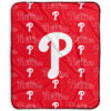Philadelphia Phillies Blanket - Fleece Blanket for Sofa - Warm (Queen Size) philadelphia phillies blanket fleece blanket for sofa warm queen size ver 1