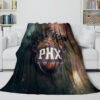 Phoenix Suns Blankets - Sherpa Blanket for Bed - Soft (Queen Size) phoenix suns blankets sherpa blanket for bed soft queen size ver 27