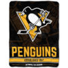 Pittsburgh Penguins Blankets - Fleece Blanket for Bed - Cozy (Throw Size) pittsburgh penguins blankets fleece blanket for bed cozy throw size ver 8