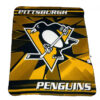 Pittsburgh Penguins Blankets - Fleece Blanket for Sofa - Lightweight (Queen Size) pittsburgh penguins blankets fleece blanket for sofa lightweight queen size ver 10