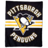 Pittsburgh Penguins Blankets - Sherpa Blanket for Sofa - Warm pittsburgh penguins blankets sherpa blanket for sofa warm ver 2