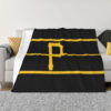 Pittsburgh Pirates Blanket - Fleece Blanket for Bed - Soft (Queen Size) pittsburgh pirates blanket fleece blanket for bed soft queen size ver 37