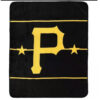 Pittsburgh Pirates Blanket - Sherpa Blanket for Couch - Lightweight (Throw Size) pittsburgh pirates blanket sherpa blanket for couch lightweight throw size ver 24