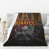 Pittsburgh Pirates Blanket - Sherpa Blanket for Sofa - Soft pittsburgh pirates blanket sherpa blanket for sofa soft ver 39