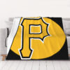 Pittsburgh Pirates Blankets - Fleece Blanket for Sofa - Lightweight (Throw Size) pittsburgh pirates blankets fleece blanket for sofa lightweight throw size ver 33