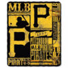 Pittsburgh Pirates Blankets - Sherpa Blanket for Sofa - Cozy (Queen Size) pittsburgh pirates blankets sherpa blanket for sofa cozy queen size ver 23