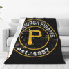 Pittsburgh Pirates Blankets - Sherpa Blanket for Sofa - Warm pittsburgh pirates blankets sherpa blanket for sofa warm ver 38