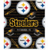 Pittsburgh Steelers Blanket - Fleece Blanket for Couch - Soft (Throw Size) pittsburgh steelers blanket fleece blanket for couch soft throw size ver 81