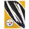 Pittsburgh Steelers Blanket - Fleece Blanket for Sofa - Lightweight (Queen Size) pittsburgh steelers blanket fleece blanket for sofa lightweight queen size ver 56