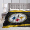 Pittsburgh Steelers Blanket - Fleece Blanket for Sofa - Lightweight (Queen Size) pittsburgh steelers blanket fleece blanket for sofa lightweight queen size ver 64