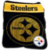 Pittsburgh Steelers Blanket - Fleece Blanket for Sofa - Warm (Queen Size) pittsburgh steelers blanket fleece blanket for sofa warm queen size ver 77