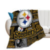 Pittsburgh Steelers Blanket - Sherpa Blanket for Bed - Cozy (Queen Size) pittsburgh steelers blanket sherpa blanket for bed cozy queen size ver 86