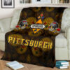 Pittsburgh Steelers Blanket - Sherpa Blanket for Bed - Lightweight pittsburgh steelers blanket sherpa blanket for bed lightweight ver 16