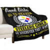 Pittsburgh Steelers Blanket - Sherpa Blanket for Gift - Soft (Queen Size) pittsburgh steelers blanket sherpa blanket for gift soft queen size ver 27