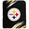 Pittsburgh Steelers Blankets - Fleece Blanket for Bed - Cozy (Queen Size) pittsburgh steelers blankets fleece blanket for bed cozy queen size ver 75