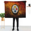 Pittsburgh Steelers Blankets - Fleece Blanket for Bed - Soft (Queen Size) pittsburgh steelers blankets fleece blanket for bed soft queen size ver 92