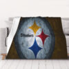 Pittsburgh Steelers Blankets - Fleece Blanket for Bed - Soft pittsburgh steelers blankets fleece blanket for bed soft ver 43