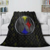 Pittsburgh Steelers Blankets - Fleece Blanket for Bed - Warm (Throw Size) pittsburgh steelers blankets fleece blanket for bed warm throw size ver 5