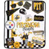 Pittsburgh Steelers Blankets - Fleece Blanket for Couch - Cozy (Throw Size) pittsburgh steelers blankets fleece blanket for couch cozy throw size ver 83