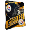 Pittsburgh Steelers Blankets - Sherpa Blanket for Bed - Lightweight (Throw Size) pittsburgh steelers blankets sherpa blanket for bed lightweight throw size ver 80