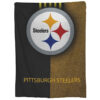 Pittsburgh Steelers Blankets - Sherpa Blanket for Bed - Soft (Throw Size) pittsburgh steelers blankets sherpa blanket for bed soft throw size ver 47