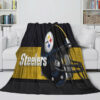 Pittsburgh Steelers Blankets - Sherpa Blanket for Bed - Warm pittsburgh steelers blankets sherpa blanket for bed warm ver 72
