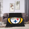 Pittsburgh Steelers Blankets - Sherpa Blanket for Couch - Cozy (Multiple Sizes) pittsburgh steelers blankets sherpa blanket for couch cozy multiple sizes ver 15