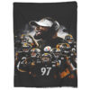 Pittsburgh Steelers Blankets - Sherpa Blanket for Couch - Cozy (Queen Size) pittsburgh steelers blankets sherpa blanket for couch cozy queen size ver 2