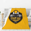 Pittsburgh Steelers Blankets - Sherpa Blanket for Couch - Warm (Throw Size) pittsburgh steelers blankets sherpa blanket for couch warm throw size ver 66