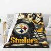 Pittsburgh Steelers Blankets - Sherpa Blanket for Gift - Cozy pittsburgh steelers blankets sherpa blanket for gift cozy ver 45