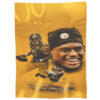 Pittsburgh Steelers Blankets - Sherpa Blanket for Sofa - Lightweight (Multiple Sizes) pittsburgh steelers blankets sherpa blanket for sofa lightweight multiple sizes ver 100