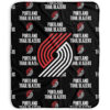 Portland Trail Blazers Blanket - Fleece Blanket for Gift - Warm (Throw Size) portland trail blazers blanket fleece blanket for gift warm throw size ver 6