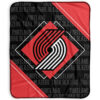 Portland Trail Blazers Blanket - Sherpa Blanket for Bed - Cozy portland trail blazers blanket sherpa blanket for bed cozy ver 7