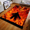 Rengoku Kyojuro Rug Demon Slayer Carpets Anime Gaming Room Rugs - Fits Various Room Layouts - Non-slip Backing Area Rugs rengoku kyojuro rug demon slayer carpets anime gaming room rugs fits various room layouts non slip backing area rugs ver 495