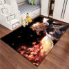 Rengoku Kyojuro Rug Demon Slayer Rug Anime Bedroom Area Rugs - Small - Thick 1.2 cm Area Rugs rengoku kyojuro rug demon slayer rug anime bedroom area rugs small thick 1 2 cm area rugs ver 506